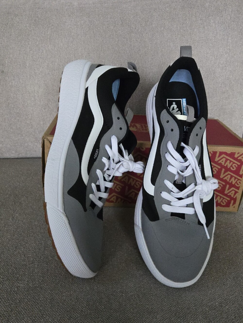 Vans Ultrarange Exo Men Size 13 3 Tone Lighyweight Black Grey White 062026